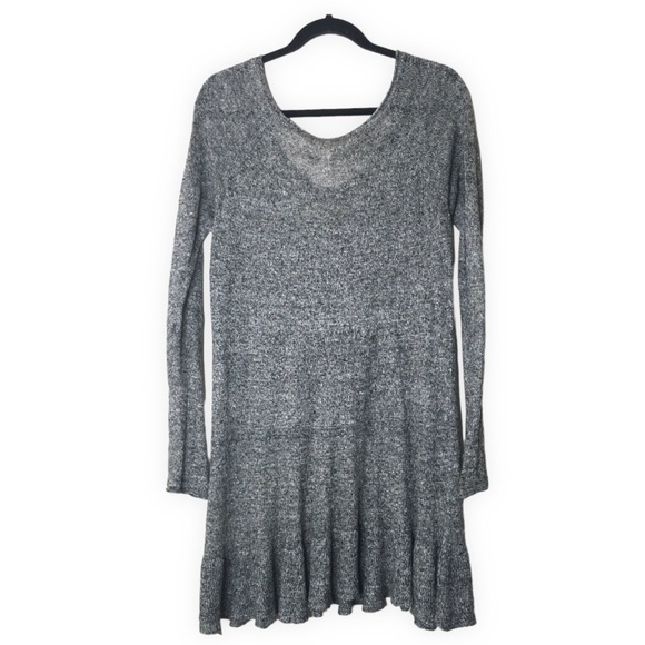Free People Ruffle Your Hem Tunic Linen Knit Small - Picture 4 of 9